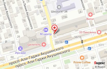 Гастроном в Махачкале на карте