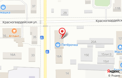 Магазин печатной продукции на Красногвардейской улице на карте