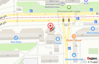 Служба курьерской доставки СберЛогистика в Октябрьском районе на карте