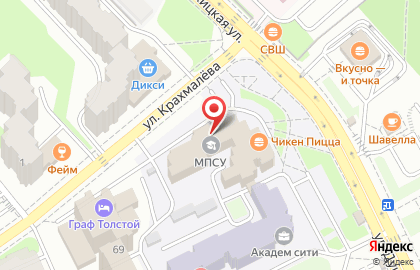 Торгово-сервисная компания Матрица в Советском районе на карте