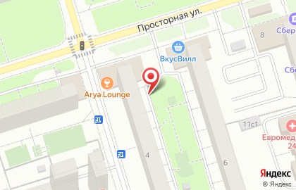 Александра на Просторной улице на карте