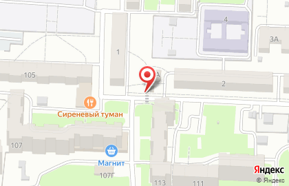 Киоск в Железнодорожном районе на карте