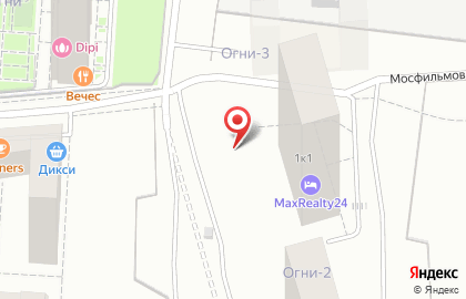 Школа тенниса Вадима Русланова на Мичуринском проспекте на карте