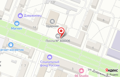 Почта России в Волгограде на карте