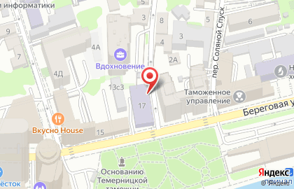 РСЭИ, Ростовский социально-экономический институт на Береговой улице на карте