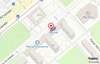 Галерея Цветов на улице Астахова на карте