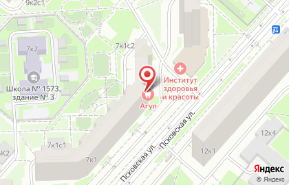 Стоматология Агул на Псковской улице на карте