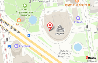 Новосибирский академический молодежный театр Глобус на Каменской улице на карте