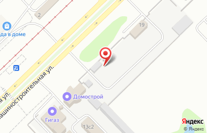 Оптово-розничная фирма Виктория Лес на Машиностроительной улице на карте