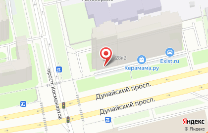 Магазин автозапчастей Формула Движения на метро Звёздная на карте