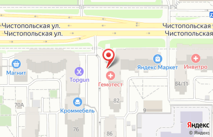 Аквариумный салон Аквацентр на Чистопольской улице на карте