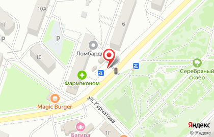 Киоск по продаже фруктов и овощей по продаже фруктов и овощей в Октябрьском районе на карте
