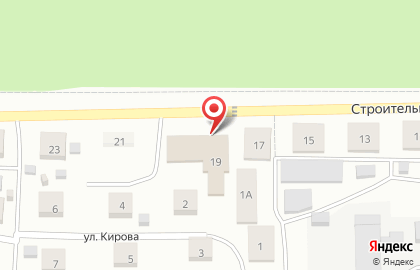 Магазин разливных напитков на Строительной улице на карте