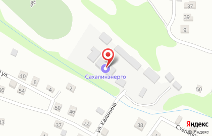 Сахалинэнерго, ОАО на Калинина на карте