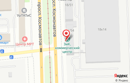 Полиграфический салон Бизнес-Атрибуты на проспекте Космонавтов на карте