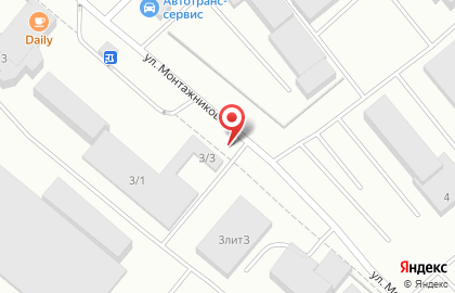 ООО ПТП Трансмаш на улице Монтажников на карте