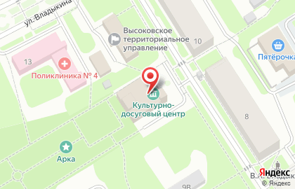 Культурно досуговый центр на карте