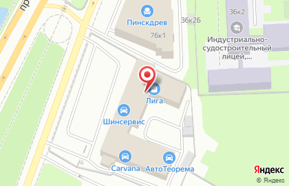 Автосалон Автогалерея на проспекте Маршала Жукова на карте