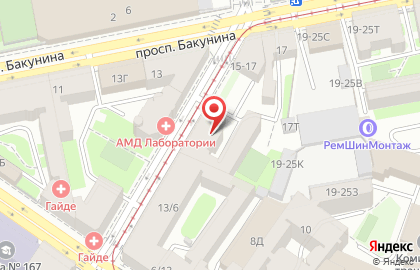 Доктор и пёс на площади Александра Невского I на карте