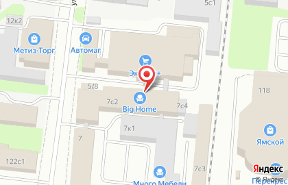 Торговая компания ТКС на улице Бакинских Комиссаров на карте