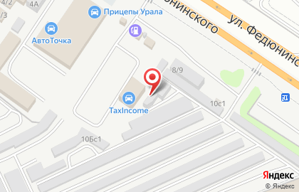 Академия мастеров на улице Федюнинского на карте