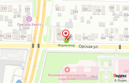 Аптека Живица в Оренбурге на карте