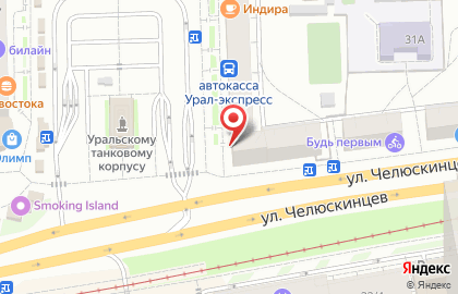 Трамвайно-троллейбусная станция Гортранс на карте