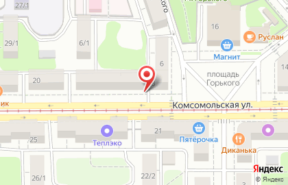 Квартирное бюро Леда-Тур в Ленинском районе на карте