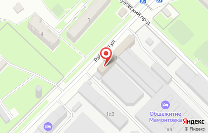 Хостел Мамонтовка на карте