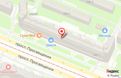 Магазин разливного пива Солодовъ на Гражданском проспекте на карте