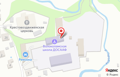 Волоколамская школа на карте