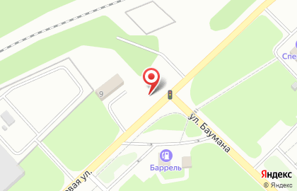 Зебра на улице Баумана на карте