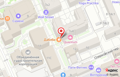 Кофейня Даблби на Новокузнецкой на карте