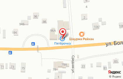 Супермаркет Пятёрочка в Пензе на карте