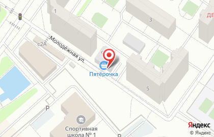 Супермаркет Пятёрочка в Москве на карте