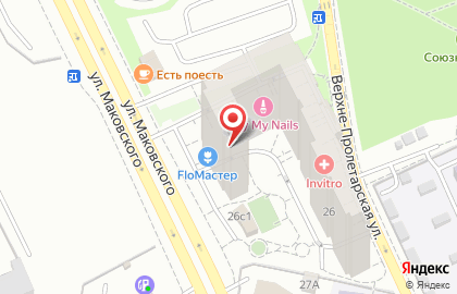 Отделение службы доставки Boxberry на улице Маковского на карте