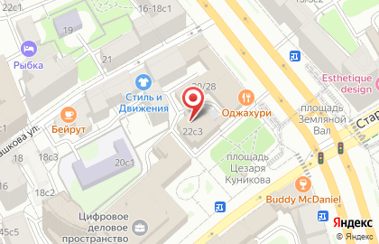 Компания Центр пожарных технологий на Садово-Черногрязской улице на карте