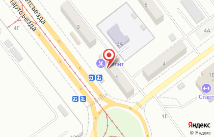Продовольственный магазин Фабрика качества на улице 22 Партсъезда на карте