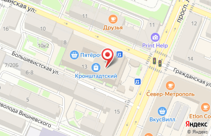 Компания Ремонт Окон на проспекте Ленина в Кронштадте на карте