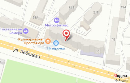 Магазин Сырная лавка ССЗ на улице Лебедева на карте
