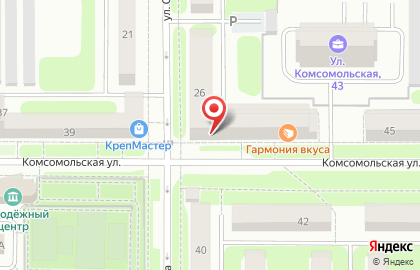Магазин обуви Belwest на Комсомольской на карте