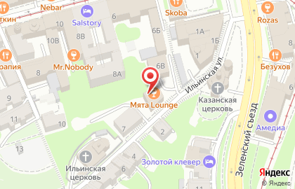 Кальянная Мята Lounge в Нижегородском районе на карте