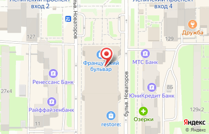 Салон элитной бижутерии Swarovski на Ленинском проспекте на карте
