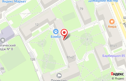Учебно-методический центр по ГО и ЧС в Санкт-Петербурге на карте