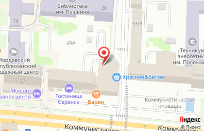 Мужской клуб Корона на карте