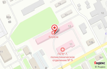 Реабилитационный центр для инвалидов Самарский в Красноглинском районе на карте