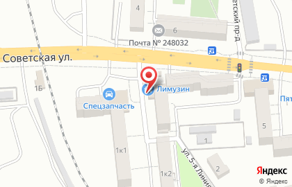 Лимузин в Калуге на карте