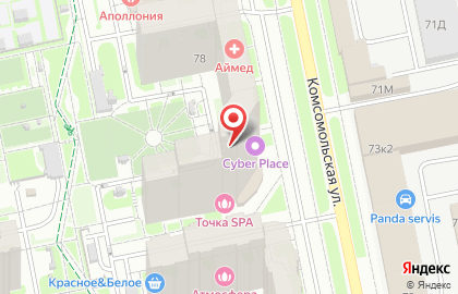 Апатит на карте