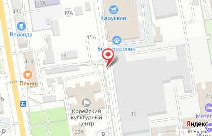 Автомойка Лайнер на карте