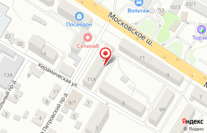 Продуктовый магазин в Саратове на карте